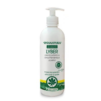 Crema activa cu untul pamantului si petrol Lyber, 500ml, VivaNatura