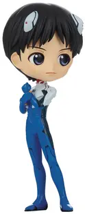 Statuetă Banpresto Animation: Evangelion - Shinji Ikari (Plugsuit Style) (Ver. A) (Q Posket), 14 cm