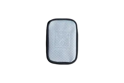 Borseta Naluci Jackall L White/black, 21x15x4.5 Cm