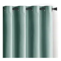 Draperie verde-deschis dimout (semi-opacă) din catifea 140x270 cm Eyelets – Restilo
