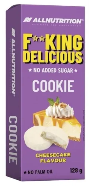 AllNutrition Fitking Delicious Cookie, cheesecake, 128 g