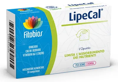 LipeCal pentru controlul greutății, 30 tablete, Fitobios