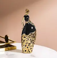 Statuetă Morello - Lady Black & Gold, 31.5 х 10 х 7.5 cm