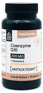 Coenzima Q10 + Vitamina E, 30 capsule, Nat&Form