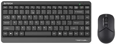 Set wireless mouse și tastatura A4tech - FG1112 Fstyler, Layout Chirilic și Standard, negru