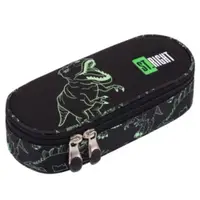 Penar neechipat cu 1 fermoar, St Majewski, St. Right Reflective T-Rex, oval