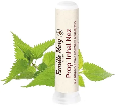 Inhalator nazal cu propolis și uleiuri esențiale, 1 ml, Famille Mary