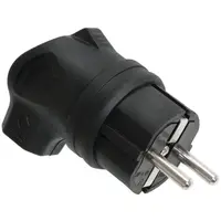 VBu3-1-0m Priza with a side-plug-in OMEGA IP44