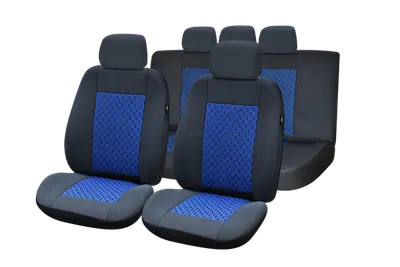Set huse scaun Lux - albastru