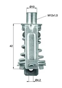Termostat lichid racire (70 C) potrivit FIAT 126; FSO 126P 0.6 0.65 0.7 09.72-09.00