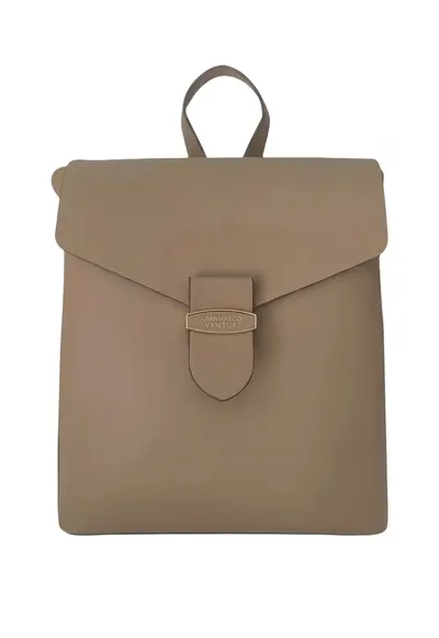 Rucsac din piele ecologica - Maro cognac