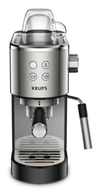 Aparat de cafea Krups - XP442C11, 15 bari, 1l, negru/gri