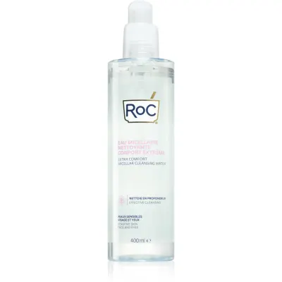 RoC Extra Comfort Micellar Cleansing Water Apă micelară calmantă pentru piele sensibilă 400 ml