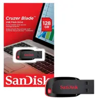 Memorie USB SanDisk Cruzer Blade 128 GB, USB 2.0, Negru
