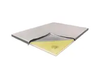Topper Saltea Memory 4+2 Argentum, 160 x 200 cm