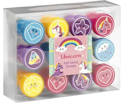 Set de imprimare Totum - Unicorn, 12 bucati