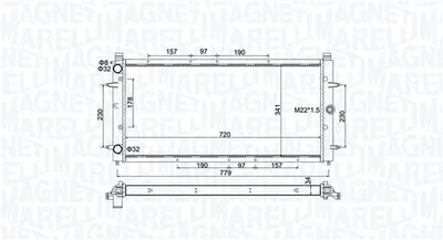 Radiator motor (Automat Manual) potrivit VW CALIFORNIA T4 CAMPER, TRANSPORTER T4 1.8-2.8