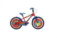 Bicicleta copii Belderia Spiderman, culoare rosu albastru, roata 16 , cadru din otel