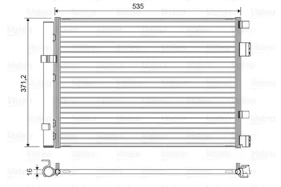 Condensator climatizare (cu uscator) potrivit HYUNDAI ACCENT IV, I20 I; KIA RIO III, RIO IV 1.1D 1.4D 1.6D 08.08