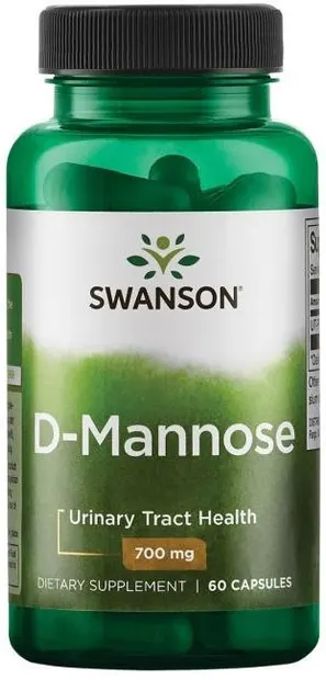 D-Mannose, 700 mg, 60 capsule, Swanson