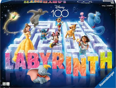 Joc de societate Disney Labyrinth 100th Anniversary - Pentru copii