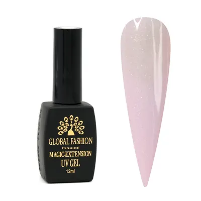 Gel UV cu sclipici, Magic-Extension, Global Fashion, 12 ml, G03 Engros