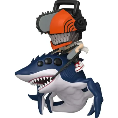 Figurina Funko POP! Rides Deluxe Chainsaw Man - The Movie Reze Arc - Chainsaw Man & Beam