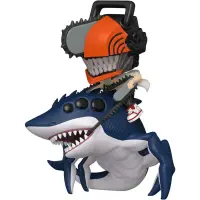 Figurina Funko POP! Rides Deluxe Chainsaw Man - The Movie Reze Arc - Chainsaw Man & Beam