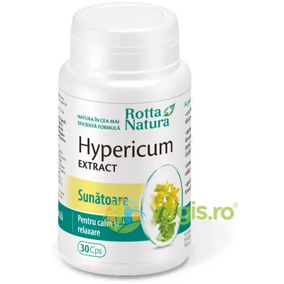 Hypericum Extract (Sunatoare) 30cps