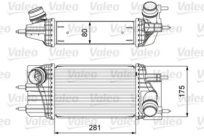 Intercooler potrivit NISSAN JUKE, NV200, NV200 EVALIA, PULSAR 1.5D 02.10