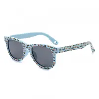 Ochelari De Soare Copii Techsuit 5218, Polarizati, Protectie UV, Albastrii