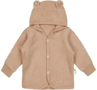 Bluză cu glugă pentru bebeluși din frotir de bumbac Bio Baby - 62 cm, 3-4 luni