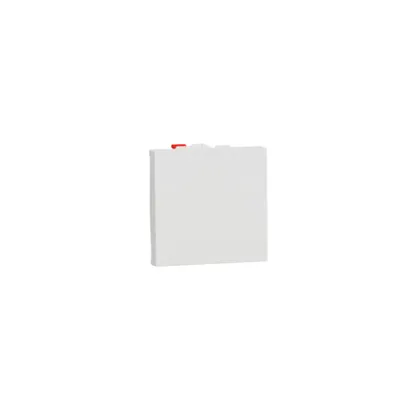 Intrerupator cu revenire 2 module alb Unica