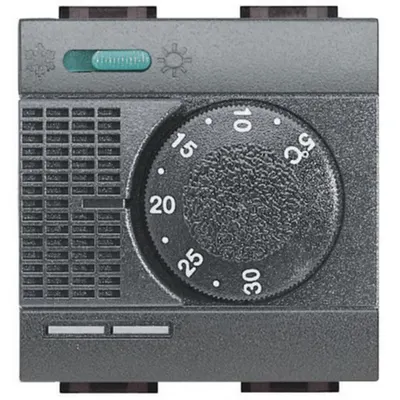 Termostat electronic ambian ta+comutator Vara/iarna -LiVing Light antracit