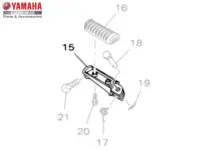 Suport picior frana Yamaha OEM1S4F74610000