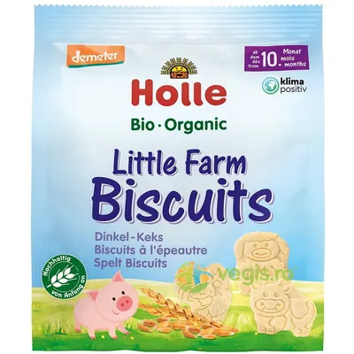 Biscuiti din Spelta pentru Copii Mica Ferma +10 Luni Ecologici/Bio 100g