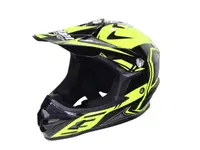 Casca motocross atv, SAFEBET HF-115 Q206, culoare galben fluo negru, marime L