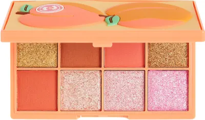 I Heart Revolution - Paletă de farduri Mini Tasty Peach, 8 culori