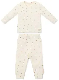 Pijamale din două piese pentru copii Little Dutch Forest Treasures - 86-92 cm, 1-2 ani, White