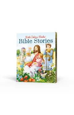 Little Golden Books Bible Stories Boxed Set: The Story of Jesus; Bible Stories of Boys and Girls; The Story of Easter; David and Goliath; Miracles of