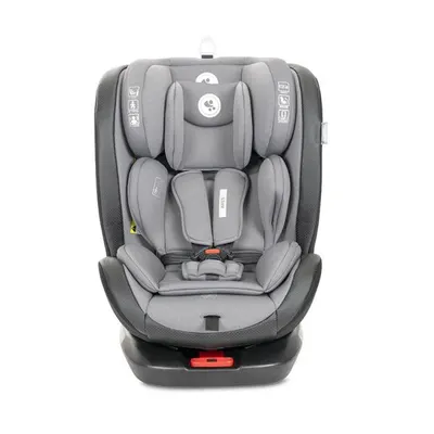 Scaun auto pentru copii Lorelli Ares Grey i-Size, isofix, anti rebound bar, rotativ, 40-150 cm, 0 luni-12 ani