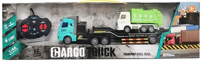 Camion radio-telecomandat Ocie - Transportor cu camion miniatural, 1:48