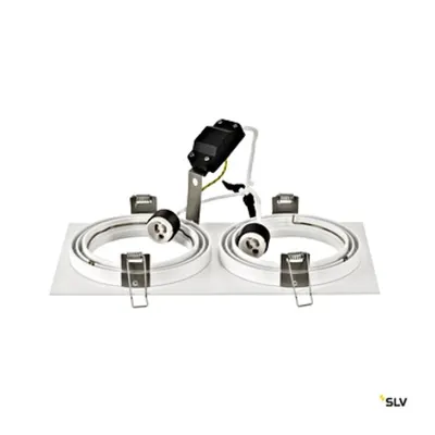 NEW TRIA II ES111 patrat, albGU10, incl. arcuri clip