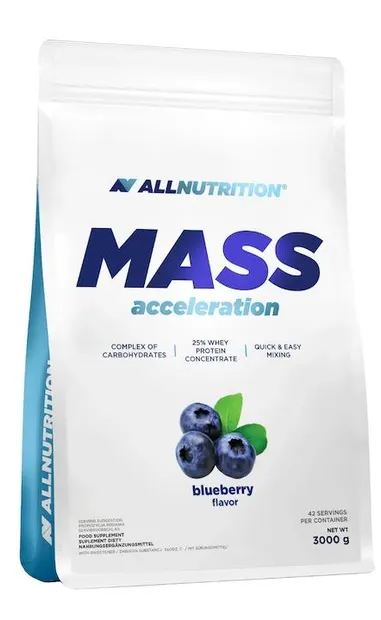 Mass Acceleration Gainer, coacăze, 3 kg, AllNutrition