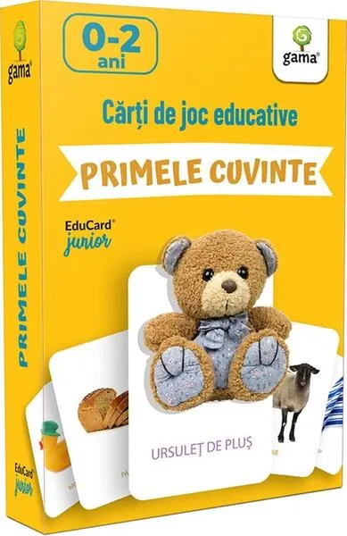 Primele cuvinte (0-2 ani). Cărți de joc educative. EduCard Junior - Paperback - ***
