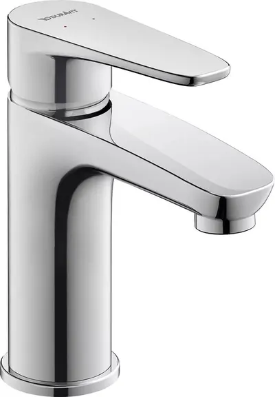 Baterie lavoar Duravit B.1 B11010002010, marime M, cartus ceramic, monocomanda, 155 mm, Crom lucios