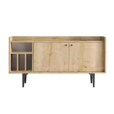 Comoda CANOPUS, stejar safir, 150x40x80 cm