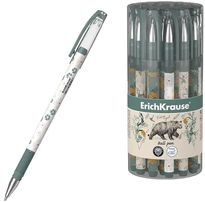 Pix cu capac Erich Krause Natural Life - 0.7 mm, sortiment