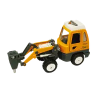 Utilaj de constructii de jucarie cu sunete si lumini, 16-18 cm, ciocan demolator