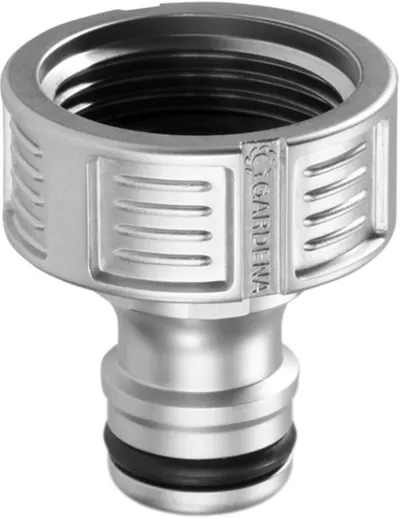 Furtun de conectare Gardena - Premium, racord rapid filet M pentru robinet de oprire metalic, 3/4''